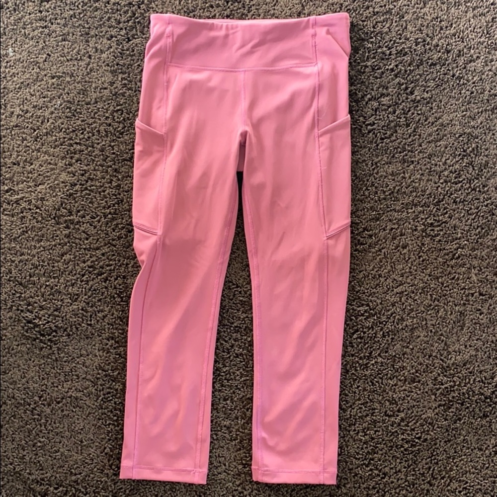 Lululemon Pink Cropped Legging